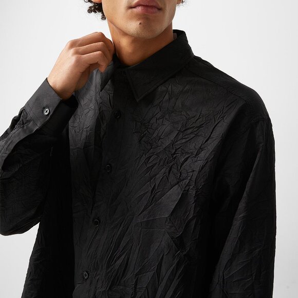 BNWT AW22 DEJAVU CRINKLE EFFECT SHIRT M - Picture 11 of 11